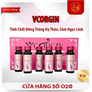 Tinh Chất Đông Trùng Hạ Thảo, Sâm Ngọc Linh - VCORGIN 6 lọ